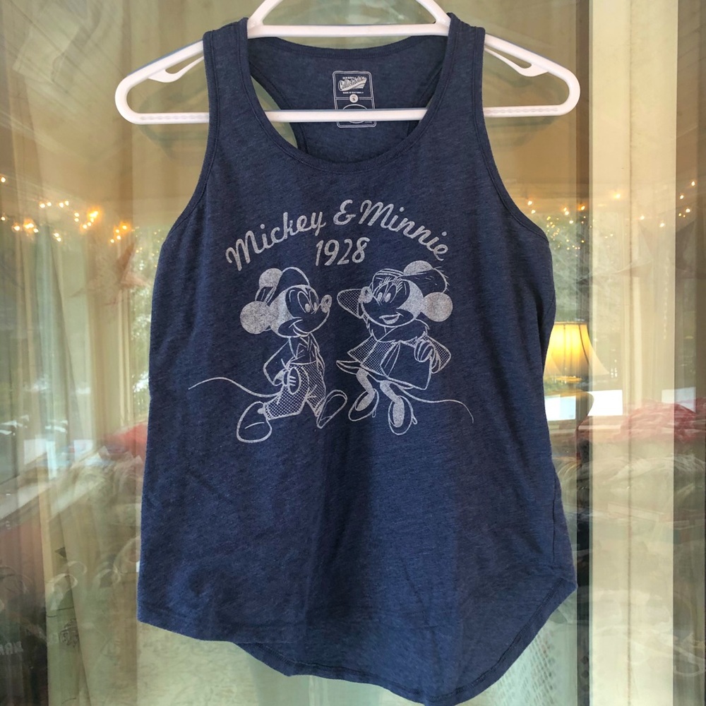 Mickey and Minnie racer back tank top
